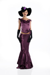 Young Woman In Evening Dress