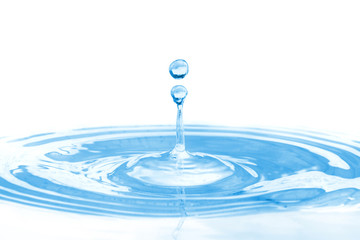 falling drop of water