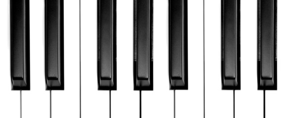 keys of a grand piano