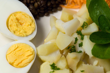 oeufs crudités