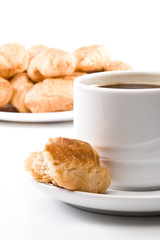 Pie and cup of coffee