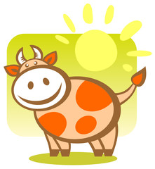 cartoon cow