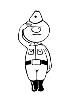Heribert als Soldat