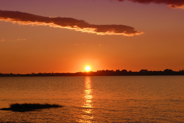 Naklejka premium sunset