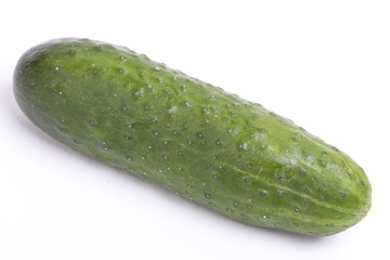 Cucumber on a white background