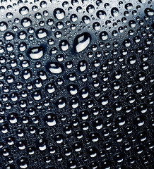 Background of water drops