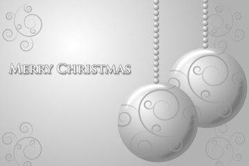Christmas Silver Card