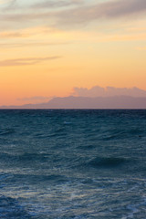 Paysage sauvage de Grèce
