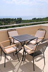 Luxery forniture in hotel