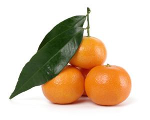 A small heap of mandarines