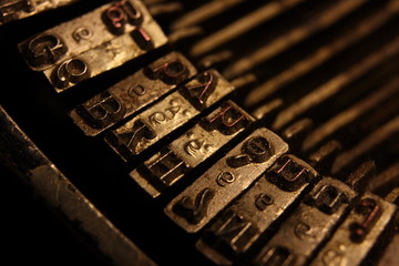 vieille machine à écrire