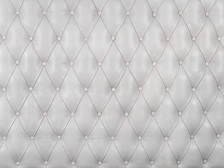 White picture of genuine leather upholstery .