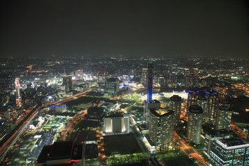 Fototapeta premium Yokohama at night