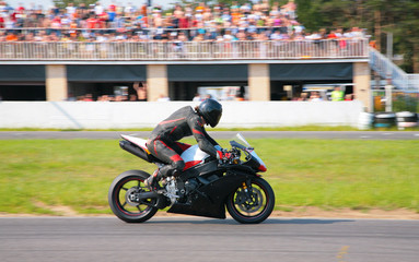 Fototapeta premium Racer on motion