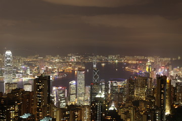 Fototapeta na wymiar Hongkong Panorama