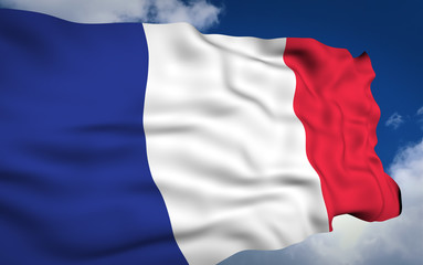 Fototapeta premium France Flage