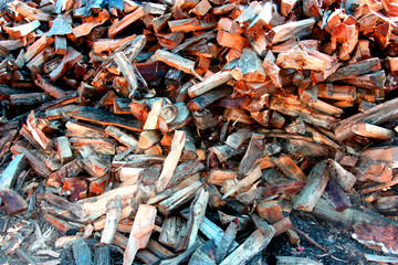 Firewood pile