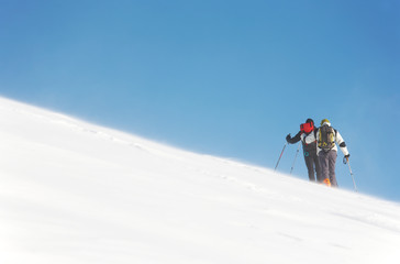 Backcountry skiers