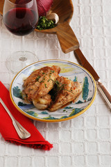 Pollo in tecia - Secondi di carne - Ricette del Veneto