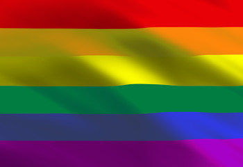 Gay pride flag