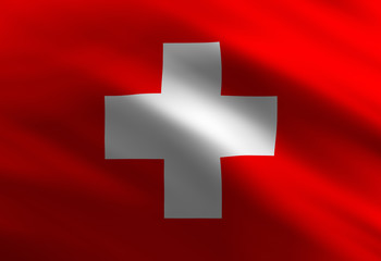 Obraz premium Swiss flag