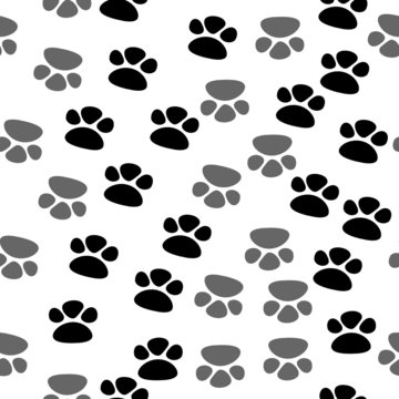 Seamless footprint pattern