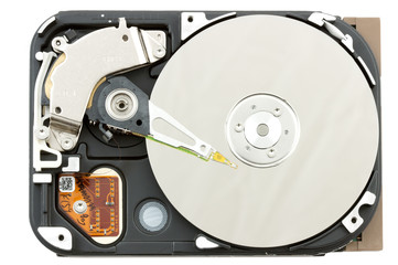 HDD isolated on white