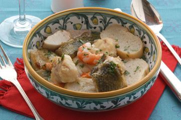 Zuppa di avole e coregoni - Brodeto del Garda - Primi Veneto
