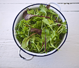 baby salad leaves