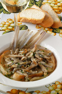 Cappe longhe a la capuzzina - Primi piatti del Veneto