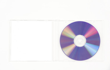 Purple CD in clear case