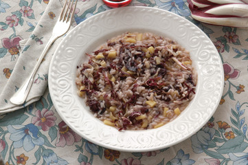 Risotto al radicchio rosso - Primi piatti del Veneto