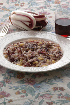Risotto al radicchio rosso di treviso - Primi piatti del Veneto