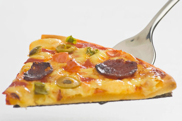 Delicious pizza with natural ingredients