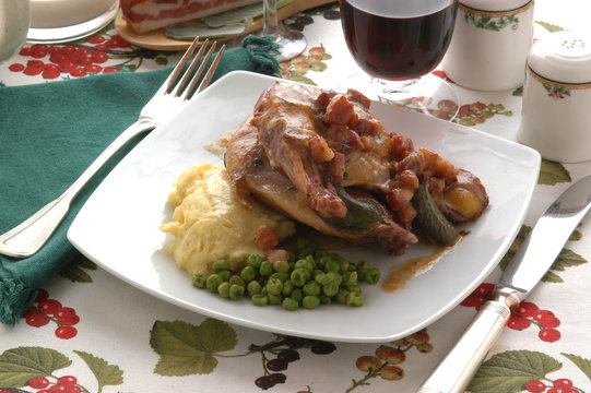 Fagiano alla pancetta nostrana - Secondi di carne - Trentino