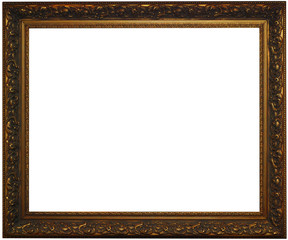 Classical bronze frame w/ clipping path