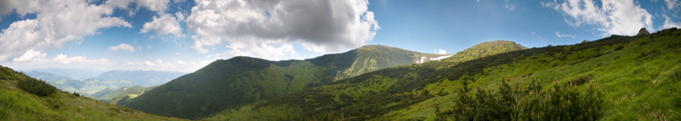 Summer mountain view