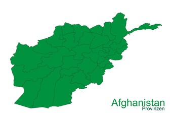 Afghanistan mit Provinzen
