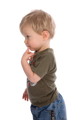 baby on white background