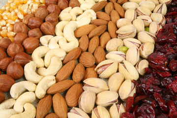 Nuts background