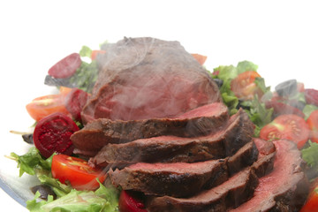 slices of roast meat