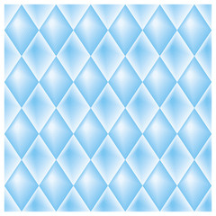 Blue diamond-shaped pattern
