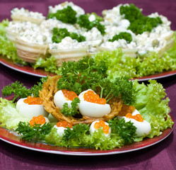 Catering - caviar appetizer