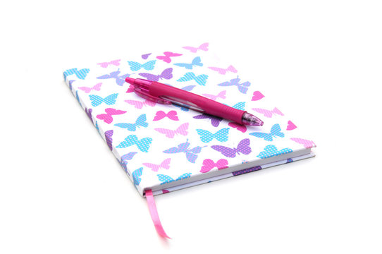 notebook and pen
