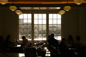 Restaurant am Pier 39 in San Francisco, Kalifornien - USA