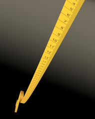 measure tape - cm - vector