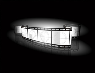 film strip banner