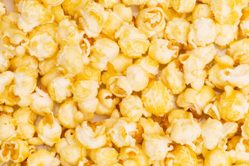 Close up of background  - sweet popcorn kernels