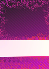 Illustration of purple background