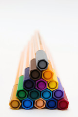 Naklejka premium grupo de bolígrafos